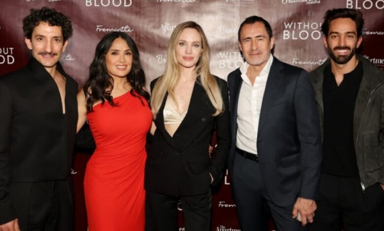 أنجلينا جولي وسلمى حايك تتحدثان عن عمق صداقتهما في كواليس فيلم Without Blood