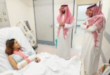 إصابة لاعبة سعودية جراء الهجمات الحوثية (صورة)