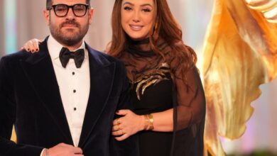 إيه الشياكة دي والرقي ده.. عمرو يوسف يغازل كندة علوش برسالة طريفة
