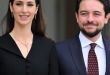 الأمير الحسين والأميرة رجوة يستقبلان الأمير عبد المتين وزوجته أنيشا وابنتهما زهرة
