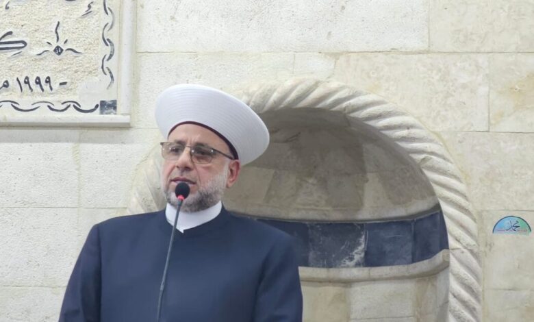 الشيخ عبد الرزاق: لرفع العدوان عن لبنان لا رفع القوانين التي تحظر التعامل مع المعتدي
