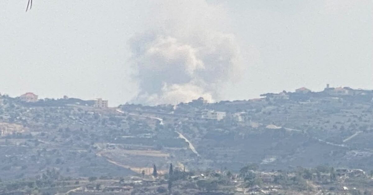 تفجير كبير في بلدة الطيري
