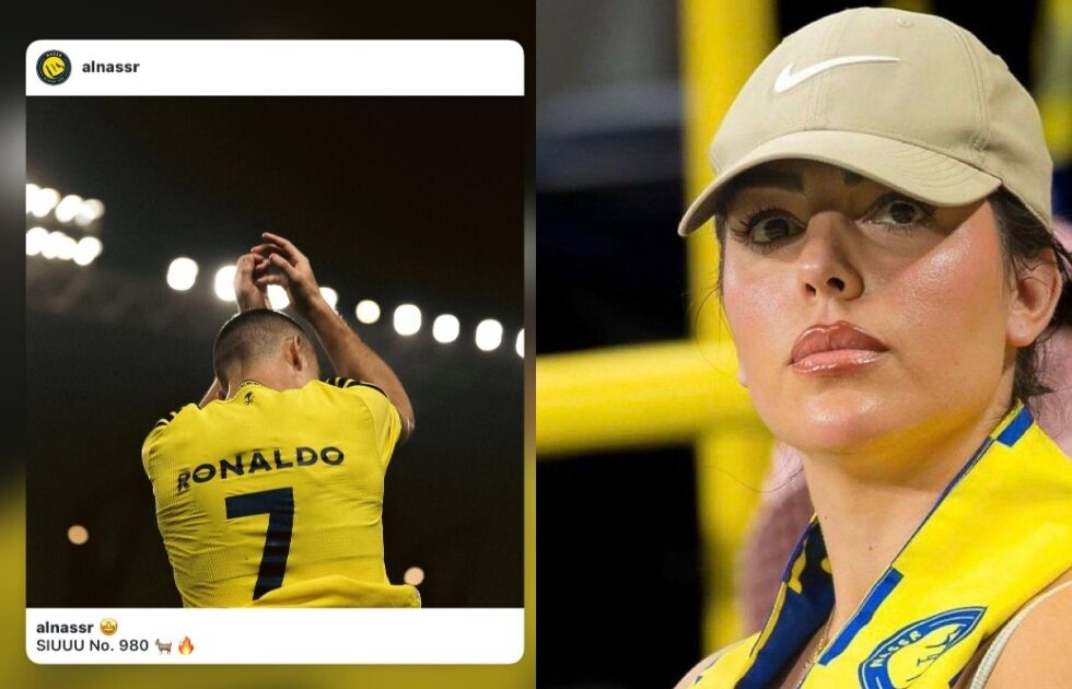 جورجينا تتفاعل مع دعم جماهير النصر لرونالدو (صورة)