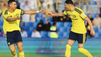 رونالدو يقود النصر للفوز على الفيصلي (فيديو)