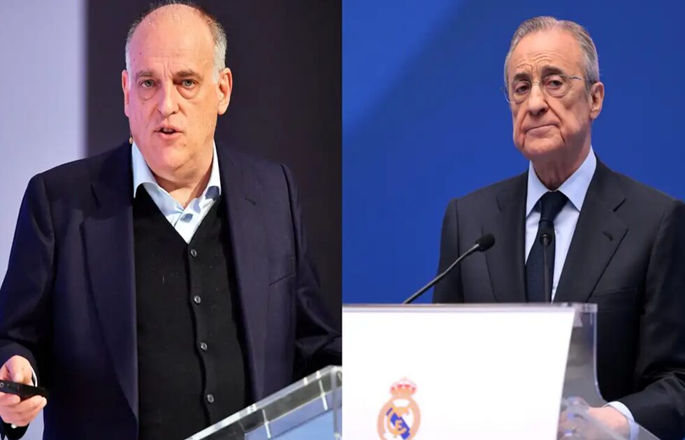 ريال مدريد يطالب باستقالة رئيس رابطة “الليغا” بسبب تصريحات مسيئة - صورة مميزة ريال مدريد يطالب باستقالة رئيس رابطة “الليغا” بسبب تصريحات مسيئة