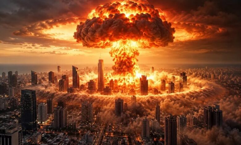 صورة نتنياهو ينشر صوراً مرعبة لـ “انفجار نووي” وسط “تل أبيب” للترهيب قبل انتخابات الكنيست – بتوقيت بيروت