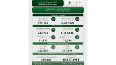 عاجل | إدارة مخاطر الكوارث” في السرايا: 134534 نازحا في مراكز الإيواء و3666 شهيدا و11321 جريحا