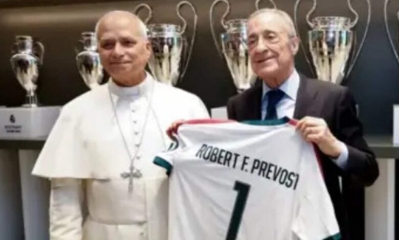 عاجل | البابا المدريدي في البرنابيو… أكثر من 70 ألف شخص يشهدون لقاء لاوون الرابع عشر وفلورنتينو بيريز