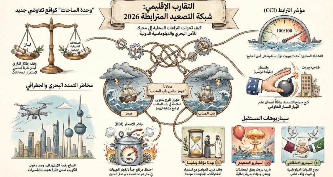عاجل | التقارب الاقليمي، شبكة التصعيد المترابطة