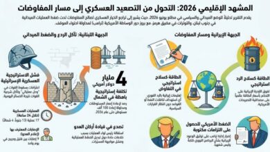 عاجل | المشهد الاقليمي: التحول من المسار العسكري الى المفاوضات