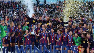 عاجل | برشلونة يتوج بلقب دوري الأبطال للسيدات بفوز كاسح على ليون