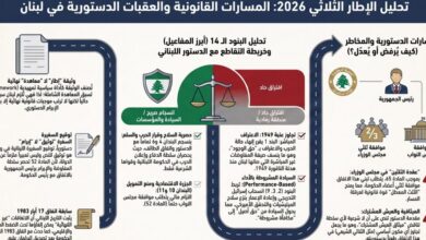 عاجل | *دراسة قانونية الاتفاق الإطار الثلاثي بين لبنان وإسرائيل والولايات المتحدة/ الصحافي جميل مروة*