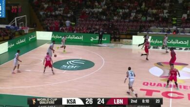 عاجل | لبنان يخوض مواجهة مهمة في كرة السلة مع السعودية في جدة ضمن التصفيات الآسيوية لكاس العالم