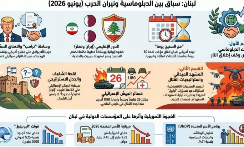 عاجل | لبنان، سباق بين الدبلوماسية ونيران الحرب