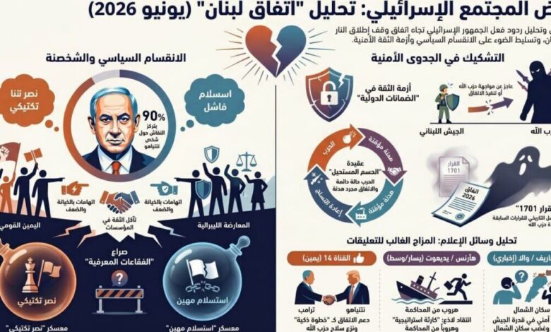 عاجل | نبض المجتمع الاسرائيلي: تحليل اتفاق لبنان
