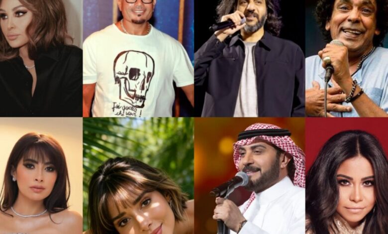 عمرو دياب وشيرين وإليسا ليسوا وحدهم.. أكتوبر شهر ميلاد نجوم الغناء العربي
