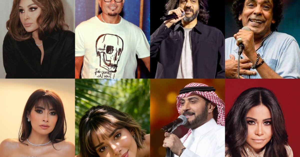 عمرو دياب وشيرين وإليسا ليسوا وحدهم.. أكتوبر شهر ميلاد نجوم الغناء العربي