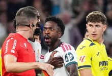 فاز ريال مدريد على فياريال 1-0 لكن فينيسيوس طرد بسبب شد الشعر | كرة القدم