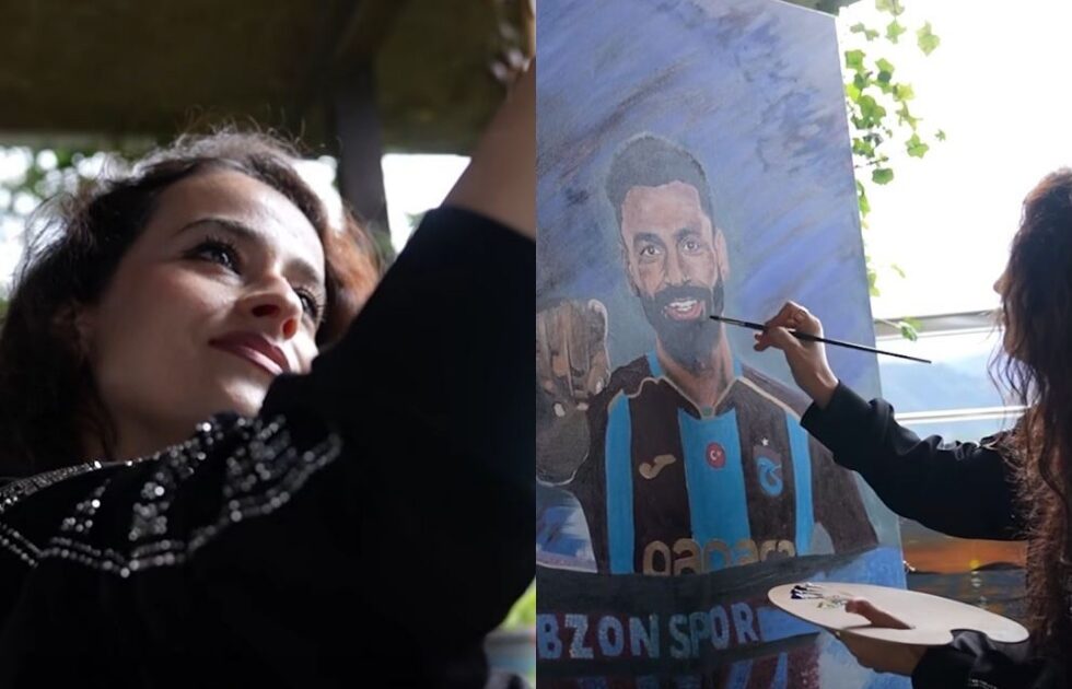 فنانة تركية ترسم لوحة لمحمد صلاح وتحلم بتقديمها له بنفسها (فيديو) - صورة مميزة فنانة تركية ترسم لوحة لمحمد صلاح وتحلم بتقديمها له بنفسها (فيديو)