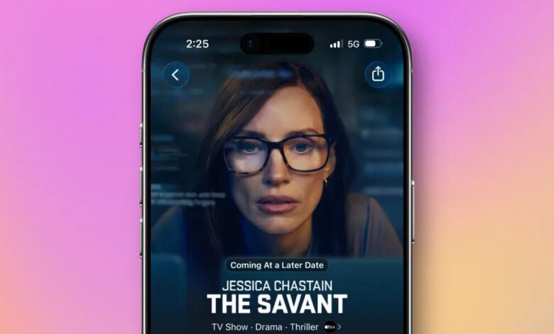 قد يتم بث مسلسل Apple TV المؤجل “The Savant” في العام المقبل