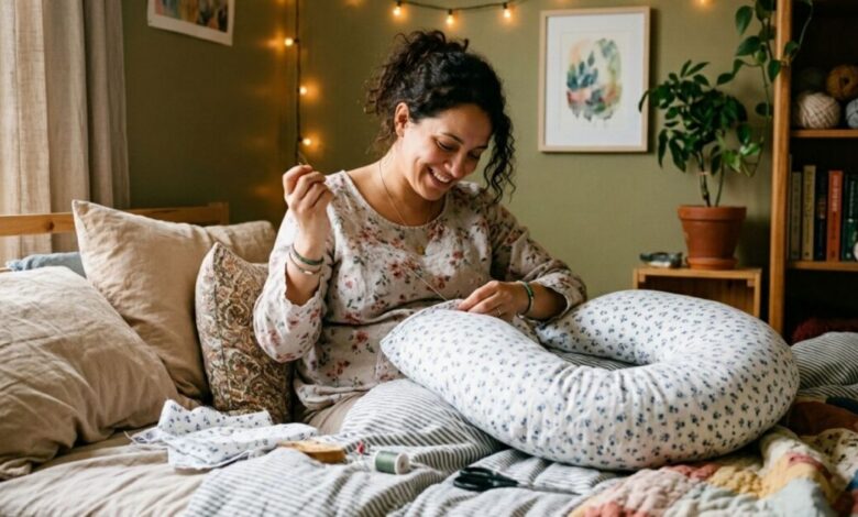 كيف تصنعين وسادة الحمل والولادة الطبية بنفسك؟