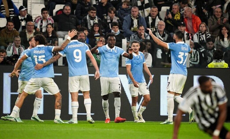 لاتسيو يواصل مزاحمة إنتر في صدارة الدوري الإيطالي بفوز كبير على يوفنتوس