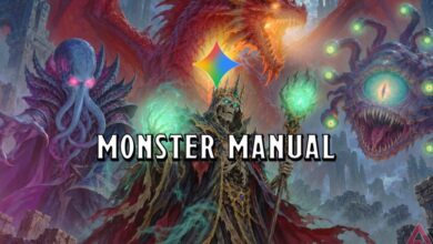 لقد قمت بإنشاء دليل Monster رقمي في Google Canvas لاسترجاع تقاليد D&D على الفور