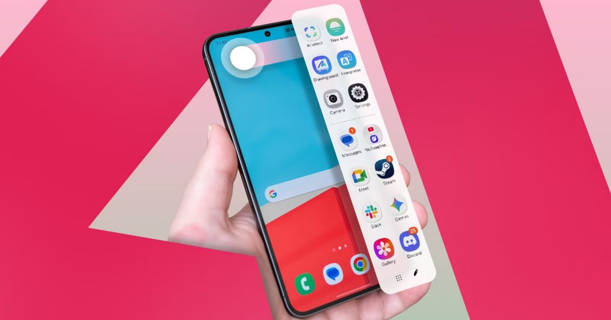 لقد قمت بنقل جميع تطبيقاتي المفضلة إلى Samsung Edge Panel لتنظيف شاشتي الرئيسية - صورة مميزة لقد قمت بنقل جميع تطبيقاتي المفضلة إلى Samsung Edge Panel لتنظيف شاشتي الرئيسية