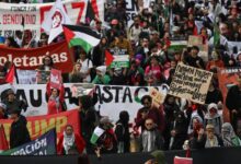 متظاهرون في كولومبيا يتظاهرون ضد العلاقات مع إسرائيل | أخبار