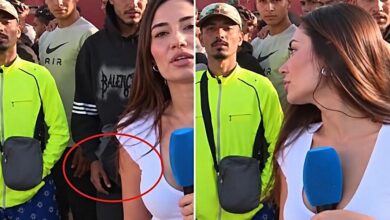 مراسلة إسبانية تتعرض للتحرش على الهواء مباشرة في سبتة