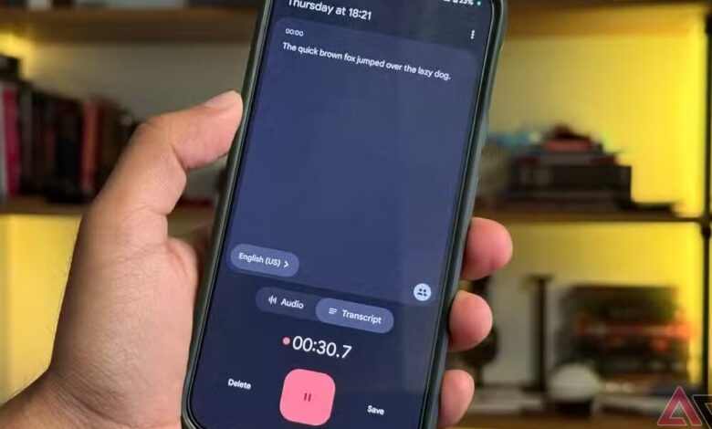يحصل تطبيق Google Recorder على ميزة ملائمة كان من المفترض أن يتم شحنها منذ سنوات